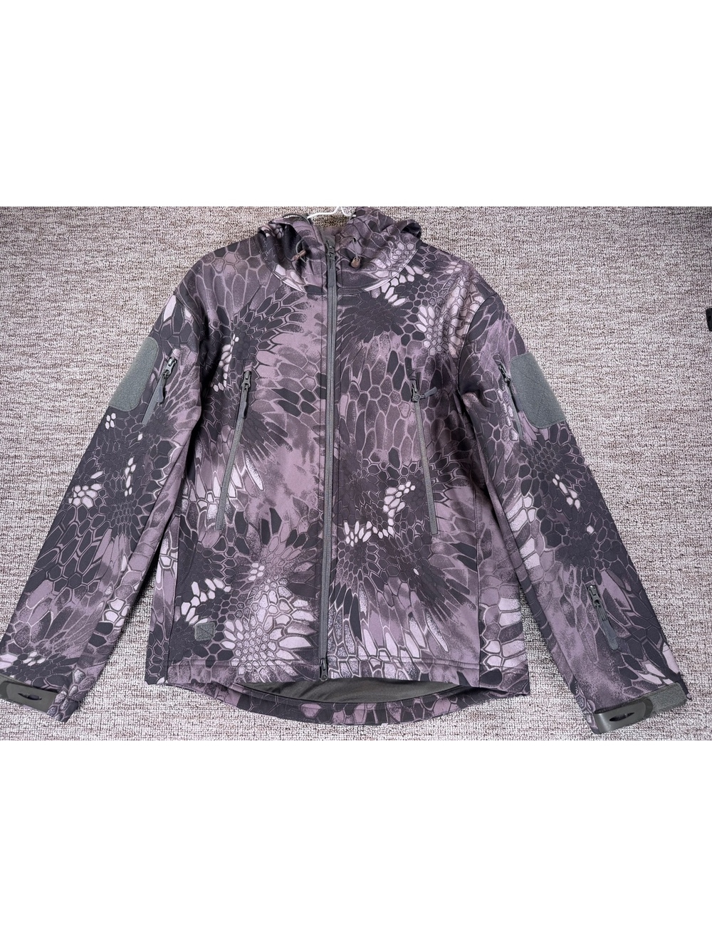 JEMEhorn Brand Tactical Camouflage Kryptek Typhon Hooded Jacket Size M